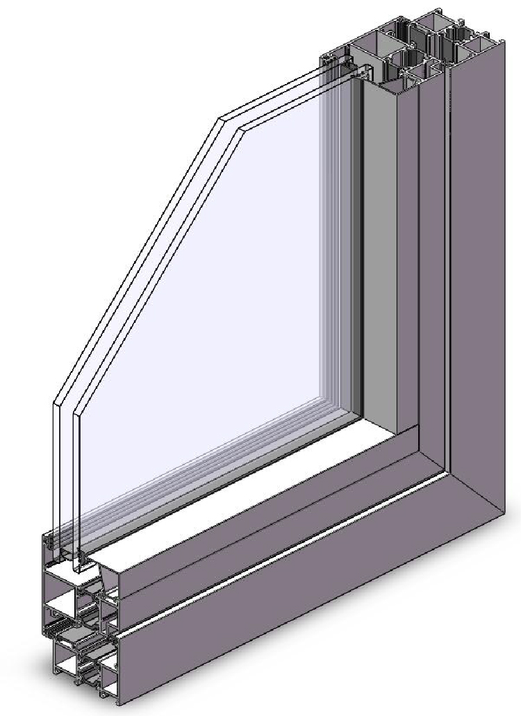 60 series casement windows [K value 2.4]