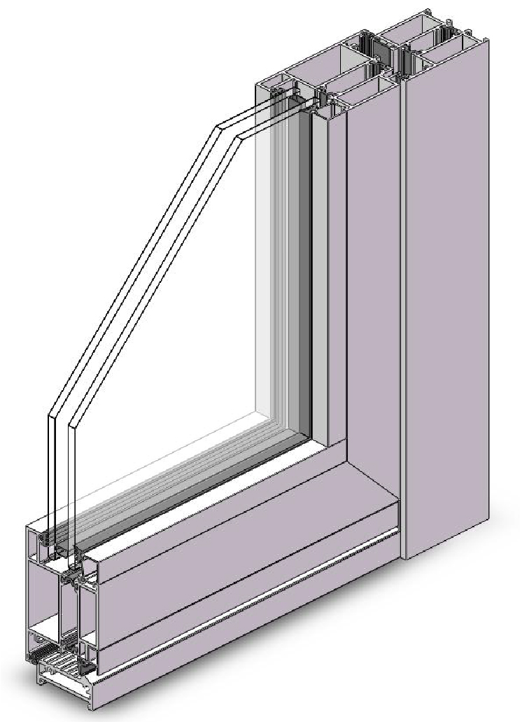 55 series outer side hinged door [K value 2.6]